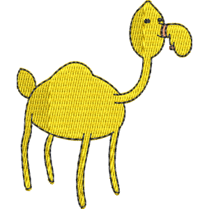 Lemon Camel Adventure Time Free Machine Embroidery Design