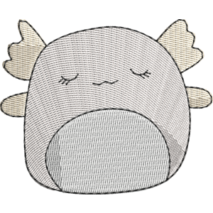 Cressida the Axolotl Squishmallows Free Machine Embroidery Design