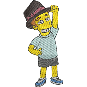 Brendan Beiderbecke Simpsons Free Machine Embroidery Design