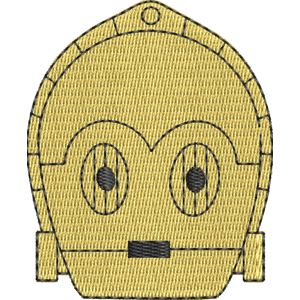 C-3PO Disney Emoji Blitz Free Machine Embroidery Design