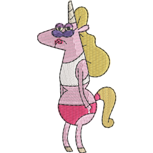 Female Unicorn Zig & Sharko Free Coloring Page for Kids