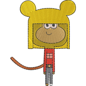 Blonde Monkey Hey Duggee Free Coloring Page for Kids