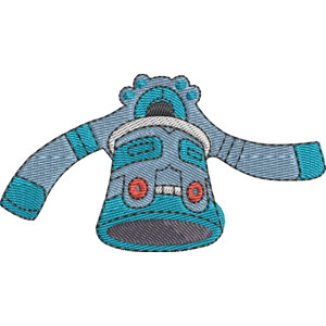 Bronzong Pokemon Free Coloring Page for Kids