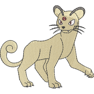 Persian Pokemon Free Coloring Page for Kids