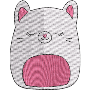 Carmen the Cat Squishmallows Free Machine Embroidery Design