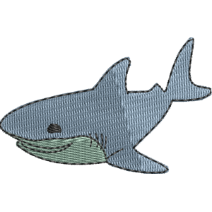 Great White Shark Octonauts Free Machine Embroidery Design