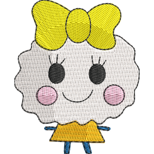 Watatchi Tamagotchi Free Machine Embroidery Design