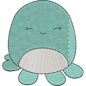 Darby the Octopus Squishmallows Free Machine Embroidery Design