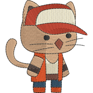 Terry B StrikeForce Kitty Free Machine Embroidery Design