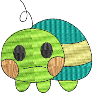 Turtletchi Tamagotchi Free Machine Embroidery Design