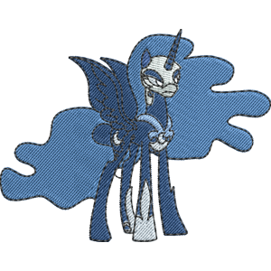 Nightmare Moon My Little Pony Friendship Is Magic Free Coloring Page for Kids
