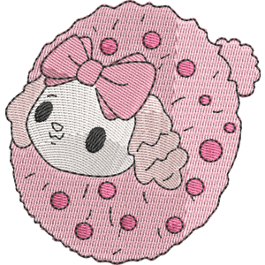 Foofle the Poodle Pikmi Pops Free Machine Embroidery Design