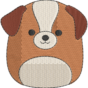 Bernie the Saint Bernard Squishmallows Free Machine Embroidery Design