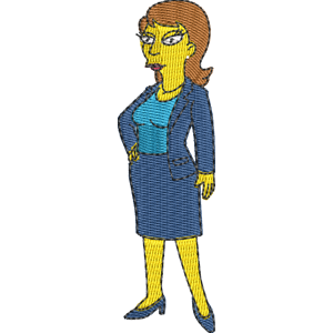 Dr. Stacey Swanson Simpsons Free Machine Embroidery Design