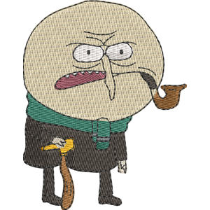 Mr. Maellard Regular Show Free Machine Embroidery Design