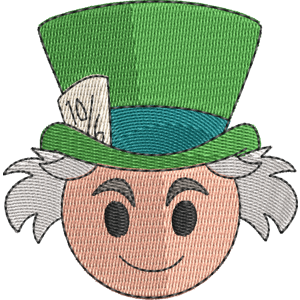 The Mad Hatter Disney Emoji Blitz Free Machine Embroidery Design