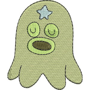 Green Nut Creatures Adventure Time Free Machine Embroidery Design