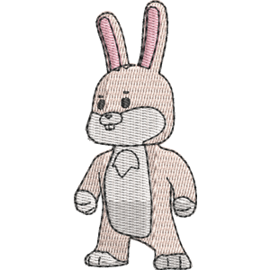 Lunar Rabbit Stumble Guys Free Machine Embroidery Design