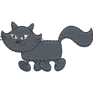 Lucky the Cat Wow! Wow! Wubbzy! Free Machine Embroidery Design