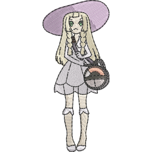Lillie Pokemon Free Coloring Page for Kids