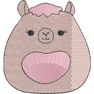 Carlee the Camel Squishmallows Free Machine Embroidery Design