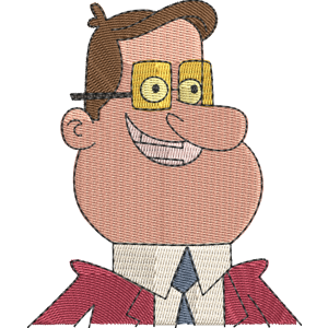 Principal Bruce Fangbone! Free Machine Embroidery Design