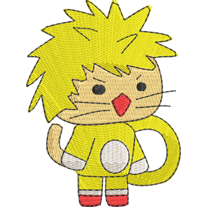 Gold Hedgehog StrikeForce Kitty Free Machine Embroidery Design