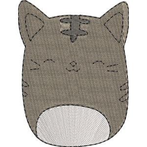 Chase the Cat Squishmallows Free Machine Embroidery Design