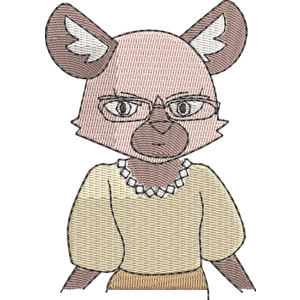 Haida's Mother Aggretsuko Free Machine Embroidery Design