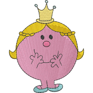 Little Miss Princess Mr Men Free Coloring Page for Kids