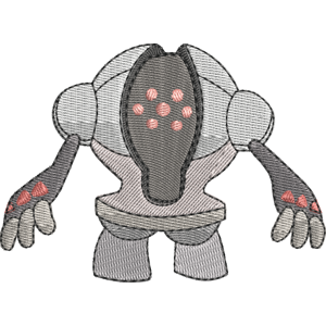 Registeel Pokemon Free Coloring Page for Kids