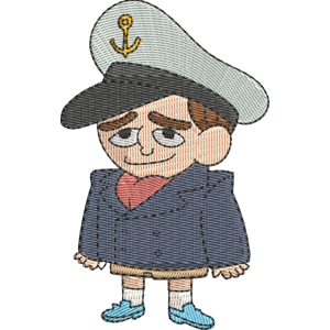 Sailor Boy Craig of the Creek Free Machine Embroidery Design