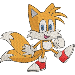 Miles Tails Prower OK K.O.! Let's Be Heroes Free Machine Embroidery Design