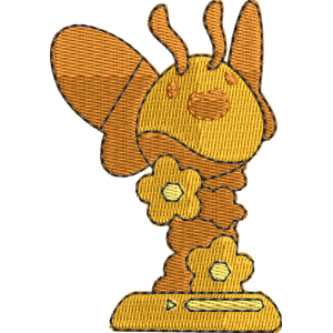 Golden Flutter Statue Slime Rancher 2 Free Machine Embroidery Design