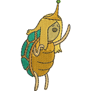 Turtle Princess Adventure Time Free Machine Embroidery Design