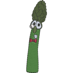 Archibald Asparagus VeggieTales in the City Free Coloring Page for Kids
