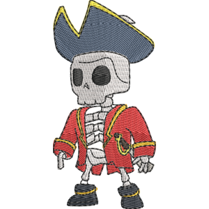 Captain Noheart Stumble Guys Free Machine Embroidery Design