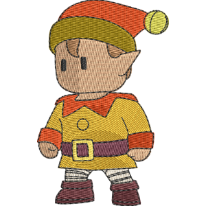 Christmas Elf Stumble Guys Free Machine Embroidery Design