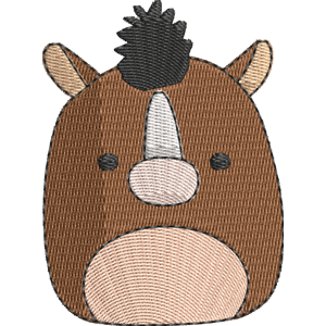 Brisby the Horse Squishmallows Free Machine Embroidery Design