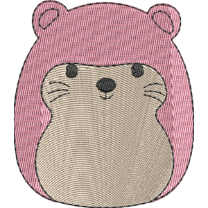 Anu the Otter Squishmallows Free Machine Embroidery Design