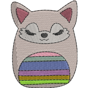 Alessi the Fox Squishmallows Free Machine Embroidery Design