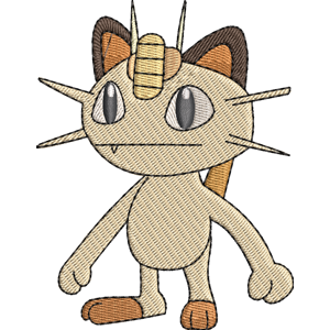 Meowth Pokemon Free Coloring Page for Kids
