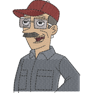 Grandpa Murphy Milo Murphy Law Free Machine Embroidery Design