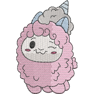 Skittle the Llama Pikmi Pops Free Machine Embroidery Design