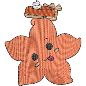 Saffron the Starfish Pikmi Pops Free Machine Embroidery Design