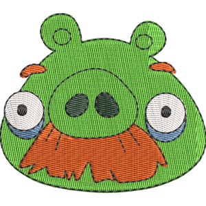 Foreman Pig Angry Birds Pigs Free Machine Embroidery Design