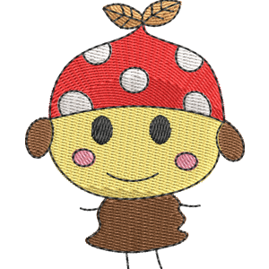 Kinominotchi Tamagotchi Free Coloring Page for Kids