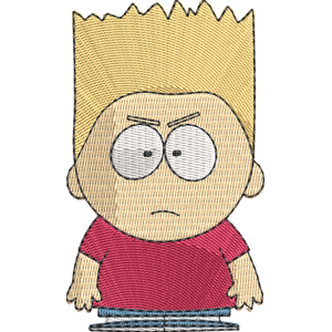 Bart Simpson South Park Free Machine Embroidery Design