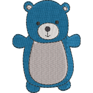 Celeste the Blue Bear Squishmallows Free Machine Embroidery Design