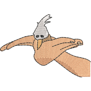 Seagull Oobi Free Machine Embroidery Design